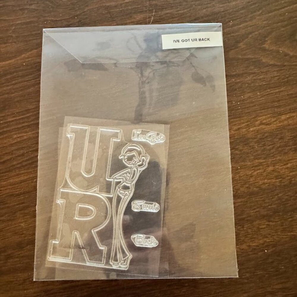 I've Got UR Back Clear Unmounted Stamp Set